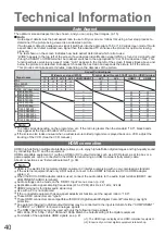 Preview for 40 page of Panasonic Viera TH-37PV8PA Operating Instructions Manual