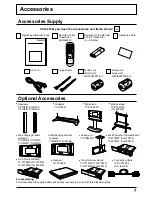 Preview for 7 page of Panasonic Viera TH-37PW5 Operating Instructions Manual