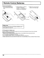 Предварительный просмотр 10 страницы Panasonic Viera TH-37PWD4 User Manual