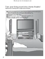 Предварительный просмотр 2 страницы Panasonic Viera TH-37PX60B Operating Instructions Manual