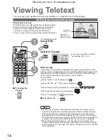 Предварительный просмотр 14 страницы Panasonic Viera TH-37PX60B Operating Instructions Manual