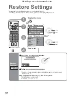 Предварительный просмотр 32 страницы Panasonic Viera TH-37PX60B Operating Instructions Manual