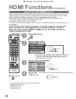 Предварительный просмотр 38 страницы Panasonic Viera TH-37PX60B Operating Instructions Manual