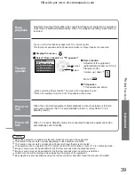 Предварительный просмотр 39 страницы Panasonic Viera TH-37PX60B Operating Instructions Manual