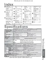 Предварительный просмотр 47 страницы Panasonic Viera TH-37PX60B Operating Instructions Manual