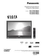 Panasonic Viera TH-37PX70BA Operating Instructions Manual preview