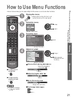 Preview for 21 page of Panasonic Viera TH-37PX70BA Operating Instructions Manual