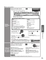 Предварительный просмотр 15 страницы Panasonic Viera TH-37PX80B Operating Instructions Manual