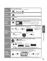 Предварительный просмотр 19 страницы Panasonic Viera TH-37PX80B Operating Instructions Manual