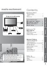 Preview for 3 page of Panasonic Viera TH-37PX8EA Operating Instructions Manual