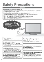 Preview for 4 page of Panasonic Viera TH-37PX8EA Operating Instructions Manual