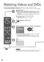 Preview for 20 page of Panasonic Viera TH-37PX8EA Operating Instructions Manual