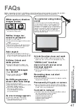 Preview for 47 page of Panasonic Viera TH-37PX8EA Operating Instructions Manual