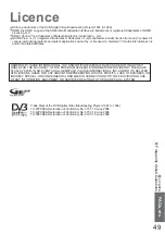 Preview for 49 page of Panasonic Viera TH-37PX8EA Operating Instructions Manual