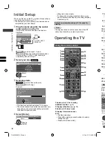 Предварительный просмотр 8 страницы Panasonic Viera TH-40C400A Operating Instructions Manual