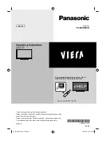 Panasonic VIERA TH-40CS620H Operating Instructions Manual предпросмотр