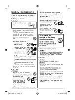 Предварительный просмотр 3 страницы Panasonic VIERA TH-40CS620H Operating Instructions Manual