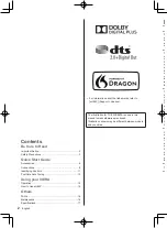 Предварительный просмотр 2 страницы Panasonic VIERA TH-40CS650Z Operating Instructions Manual