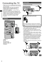 Предварительный просмотр 6 страницы Panasonic VIERA TH-40D400A Operating Instructions Manual