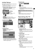 Предварительный просмотр 9 страницы Panasonic VIERA TH-40D400A Operating Instructions Manual