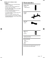 Preview for 5 page of Panasonic VIERA TH-40DS610U Operating Instructions Manual