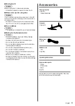 Preview for 5 page of Panasonic VIERA TH-40DX600U Operating Instructions Manual