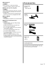 Предварительный просмотр 5 страницы Panasonic Viera TH-40DX650H Operating Instructions Manual