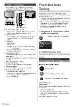 Предварительный просмотр 12 страницы Panasonic Viera TH-40DX650H Operating Instructions Manual