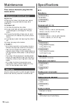 Предварительный просмотр 16 страницы Panasonic Viera TH-40DX650H Operating Instructions Manual