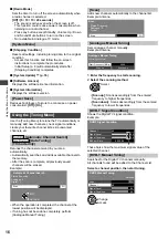 Preview for 16 page of Panasonic VIERA TH-40E400A Operating Instructions Manual