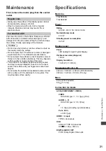 Preview for 21 page of Panasonic VIERA TH-40E400A Operating Instructions Manual