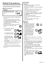 Предварительный просмотр 3 страницы Panasonic VIERA TH-40ES500H Operating Instructions Manual