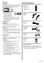 Предварительный просмотр 5 страницы Panasonic VIERA TH-40ES500H Operating Instructions Manual