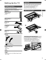 Preview for 5 page of Panasonic Viera TH-40F400Z Operating Instructions Manual