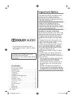 Preview for 2 page of Panasonic VIERA TH-40FS500A Operating Instructions Manual