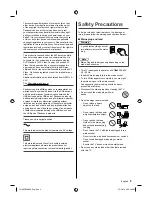 Preview for 3 page of Panasonic VIERA TH-40FS500A Operating Instructions Manual