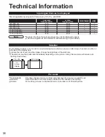 Preview for 38 page of Panasonic Viera TH-42PD60 Operating Instructions Manual