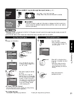 Preview for 21 page of Panasonic Viera TH-42PE7 Quick Start Manual