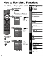 Preview for 24 page of Panasonic Viera TH-42PE7 Quick Start Manual