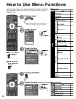 Preview for 26 page of Panasonic Viera TH-42PE7 Quick Start Manual