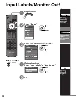 Preview for 34 page of Panasonic Viera TH-42PE7 Quick Start Manual