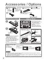 Предварительный просмотр 6 страницы Panasonic VIERA TH-42PV7AZ Operating Instructions Manual