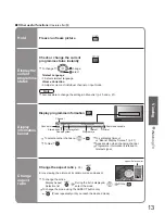 Предварительный просмотр 13 страницы Panasonic VIERA TH-42PV7AZ Operating Instructions Manual