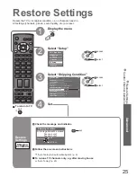 Предварительный просмотр 25 страницы Panasonic VIERA TH-42PV7AZ Operating Instructions Manual