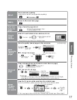 Предварительный просмотр 17 страницы Panasonic Viera TH-42PV80AZ Operating Instructions Manual