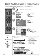 Предварительный просмотр 20 страницы Panasonic Viera TH-42PV80AZ Operating Instructions Manual