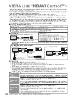 Предварительный просмотр 34 страницы Panasonic Viera TH-42PV80AZ Operating Instructions Manual