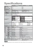 Предварительный просмотр 46 страницы Panasonic Viera TH-42PV80AZ Operating Instructions Manual