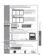 Preview for 27 page of Panasonic Viera TH-42PV8AZ Operating Instructions Manual