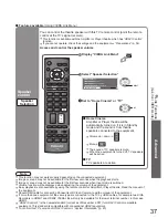 Preview for 37 page of Panasonic Viera TH-42PV8EYA Operating Instructions Manual